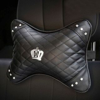 Bộ Gối Tựa Ô Tô Vương Miện Thiên Nga Phụ Kiện Trang Trí Xe Hơi - Gối siêu mềm siêu êm đa năng