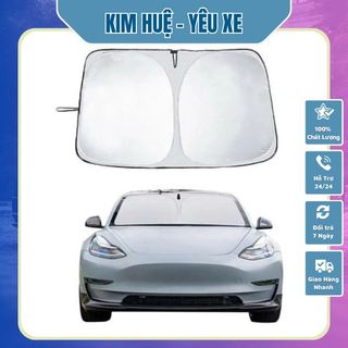 Tấm che nắng kính lái bên trong gấp gọn thông minh chống nắng tia cực tím UV chiếu vào xe bảo vệ xe Kim Huệ - Yêu Xe giá sỉ