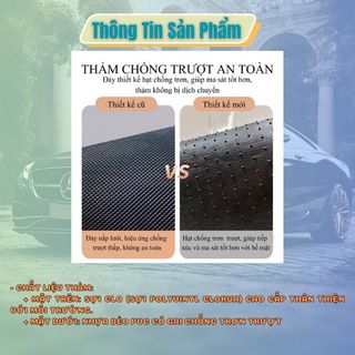 Thảm Lót Sàn Ô Tô Gấu Baby Bear Siêu Dễ Thương - Thảm Rối Lót Sàn Loại Dày Đế Nhựa Dẻo Có Gai Chống Trơn Trượt