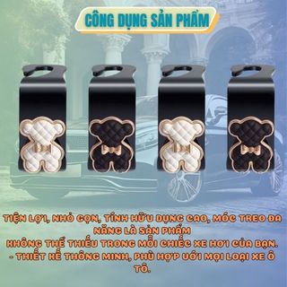 Móc Treo Đồ Sau Ghế Ô Tô - móc chữ S thông minh chịu tải trọng tốt Kim Huệ - Yêu Xe