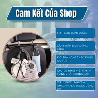 Móc Treo Đồ Sau Ghế Ô Tô - móc chữ S thông minh chịu tải trọng tốt Kim Huệ - Yêu Xe