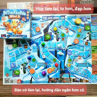Board game-Đi tìm kho báu mini 5 Foxi-trò chơi chiến thuật-hài hước-siêu lầy-bổ ích và lý thú