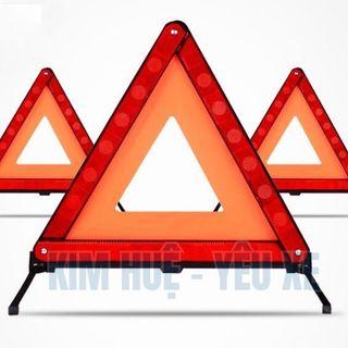 Biển Cảnh Báo Nguy Hiểm Tam Giác Phản Quang Cho Ô Tô - Kim Huệ - Yêu Xe