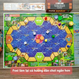 Board game-Đi tìm kho báu Mini 6 Foxi-phát triển tư duy toàn diện-kỹ năng quản trị và logic giá sỉ