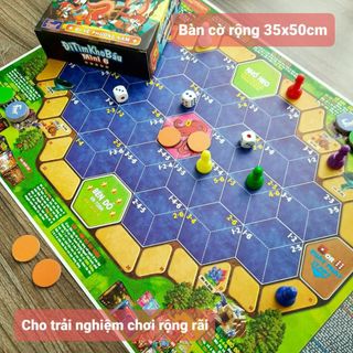 Board game-Đi tìm kho báu Mini 6 Foxi-phát triển tư duy toàn diện-kỹ năng quản trị và logic