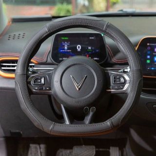[Sẵn Kho] Bọc Vô Lăng Dcut Da Cừu Thật 100%,Phù Hợp Các Dòng Xe VfE34, VF5, Vf8, Vf9 size 36