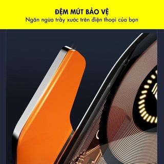 Giá Đỡ Điện Thoại Trên Ô Tô C13 Kiêm Sạc Không Dây Thiết Kế Trong Suốt Có Đèn LED Hàng Cao Cấp [Loại 1]- Kim Huệ Yêu Xe