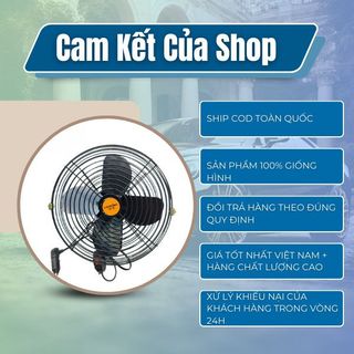 (sẵn) Quạt đen 12v, 24v kẹp trên ô tô, xe tải có lồng sắt cao cấp kẹp bình ắc quy thiết kế nhỏ gọn- Kim Huệ Yêu Xe