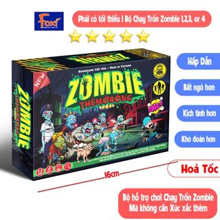 Board game-Thẻ mở rộng-hỗ trợ cho bộ Zombie Foxi-Dùng cho tối thiểu 01 bộ Chạy trốn Zombie giá sỉ