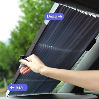 xả kho Rèm che nắng kính lái thông minh hiện đại và cao cấp bản to 70cm cho mọi dòng xe (có mặt bạc chống nóng cực tốt )