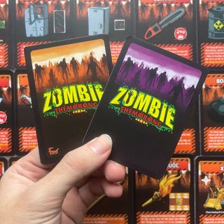 Board game-Thẻ mở rộng-hỗ trợ cho bộ Zombie Foxi-Dùng cho tối thiểu 01 bộ Chạy trốn Zombie
