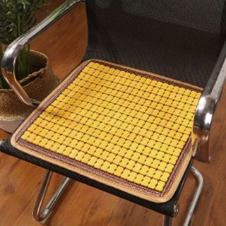 Miếng Lót Ghế, Thảm Lót Ghế Tre Trúc Thoáng Khí Cho Ô Tô, Ghế Văn Phòng Chất Liệu Hạt Gỗ Trúc Cao Cấp- Kim Huệ Yêu Xe