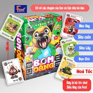 Board game-Bo.m Oẳng Foxi-trò chơi gia đình siêu vui kết nối thành viên-siêu lầy-bựa cho giới trẻ giá sỉ