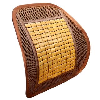 Bộ Lót Ghế gỗ Trúc Hạt Vuông Bằng Tre Trúc Cho Ghế Ô Tô, Văn Phòng Có Hạt Bám Dính Thoáng Mát, Thoải Mái Thoáng Khí