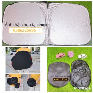 Tấm che nắng kính lái bên trong gấp gọn MẪU MỚI thông minh chống nắng tia cực tím UV chiếu vào xe bảo vệ xe