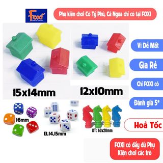 Nhà Xưởng Tiệm nhựa-Phụ kiện chơi bộ Cờ Tỷ Phú Hội An-Việt Nam-Size 12,15 mm các loại A giá sỉ