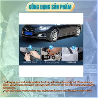 Bạt phủ nóc xe oto SEDAN-SUV-HATBACK hàng 5d 3 lớp dày dặn, chống nắng - bạt chống nóng xe ô tô