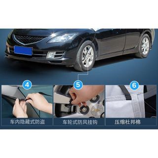 Bạt phủ nóc xe oto SEDAN-SUV-HATBACK hàng 5d 3 lớp dày dặn, chống nắng - bạt chống nóng xe ô tô