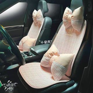 Decor Lót Ghế Ô Tô Cao Cấp Chất Liệu Dạ Hồng Sang Trọng Trang Trí Xế Yêu Chở Nên Lung Linh - Lót Ghế Văn Phòng Sạch Đẹp