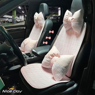 Decor Lót Ghế Ô Tô Cao Cấp Chất Liệu Dạ Hồng Sang Trọng Trang Trí Xế Yêu Chở Nên Lung Linh - Lót Ghế Văn Phòng Sạch Đẹp