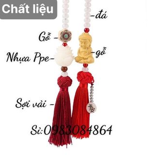 Mẫu Khánh Quan Âm Liên Hoa Phong Thủy Trang Trí Ô Tô, Xe Hơi Mang Lại May Mắn Và Tài Lộc-Kim Huệ Yêu Xe