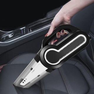 Máy Hút Bụi Ô Tô - Máy Bơm Lốp Ô Tô Đa Năng 4 Trong 1 - Hút Bụi, Bơm Lốp, Đo Áp Suất Lốp, Đèn Pin Chiếu Kim Huệ - Yêu Xe