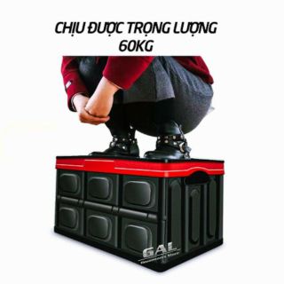 Thùng Đựng Đồ Ô Tô - Hộp Đựng Đồ Ô Tô Có Thể Gấp Gọn Dung Tích 56 Lít Để Cốp Sau Ô Tô Có Thể Gấp Gọn Kim Huệ - Yêu Xe