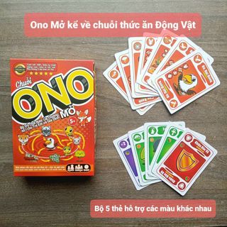 Chuỗi Ono vòng-mở-kép Foxi-Cardgame hay-Học về chuỗi sinh vật tự nhiên hấp dẫn-khám phá thế giới thiên nhiên