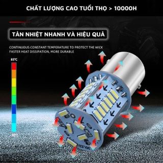Đèn hậu nháy Audi chớp đuổ, nháy 7 màu lắp Wave, Winner V1, Dream, Sirius, Future và nhiều dòng xe khác- Kim Huệ Yêu Xe