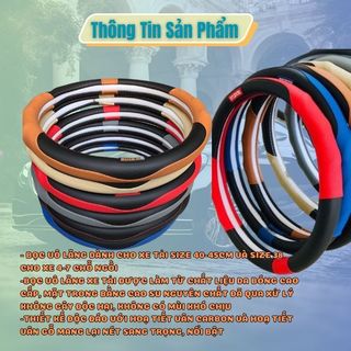 Bọc vô lăng sparco - size 38cm phù hợp mọi dòng xe ô tô - bọc vô lăng spaco carbon dáng thể thao