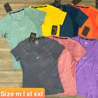 Áo nữ poly xịn Size m l xl xxl Ri 2222 Tách nửa ri được, áo thể thao nữ
