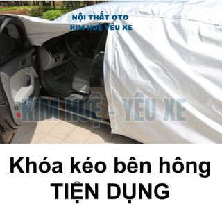 Bạt Phủ Ô Tô Vải Dù Cao Cấp xe VINFAST FADIL, LUX A 2.0, LUX SA 2.0, chống nóng, chống nước tuyệt đối, có phản quang