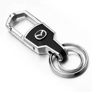 Móc Khóa Da Cao Cấp Logo Hãng Toyota - Kia - Hyundai- Mazda - Honda - Ford ( Chất Liệu Hợp Kim Bền Bỉ Chống Rỉ )
