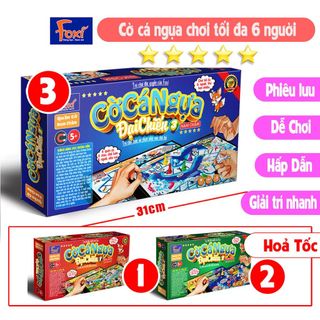 Cờ cá ngựa đại chiến Nam Châm Foxi-Boardgame-mới lạ-chơi phiêu lưu-quà tặng cho bé-kết nối gia đình giá sỉ