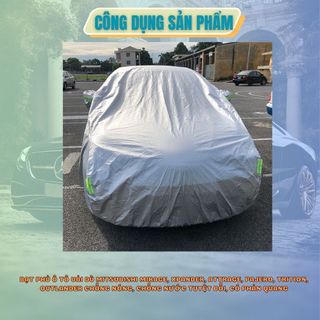 Bạt Phủ Ô Tô Vải Dù Cao Cấp xe Mitsubishi Mirage, Xpander, Attrage, Pajero, Trition, Outlander chống nóng, chống nước