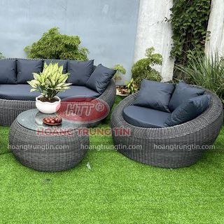 bàn ghế mây cafe giá rẻ tại xưởng sản xuất Hoàng Trung Tín Sài Gòn