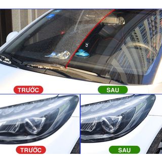 Nước rửa kính ô tô chuyên dụng CRK-01 tẩy sạch màng dầu, ố kính tạo hiệu ứng sáng bóng trong suốt Kim Huệ - Yêu Xe