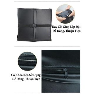 Gối tựa lưng, đệm lưng massage trên xe ô tô , xe hơi - ghế văn phòng chống đau mỏi lưng Kim Huệ - Yêu Xe