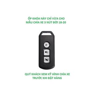 Ốp Chìa Khóa Xe Máy Honda SH 16-23 SH Mode PCX Hợp Kim Kẽm Loại 2 nút và 3 nút bấm Cao Cấp Kim Huệ Yêu Xe