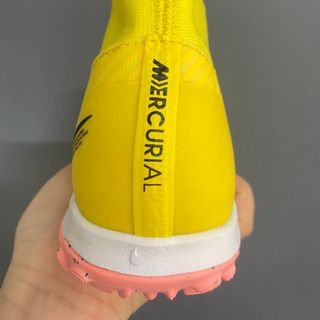Giày Bóng Đá Mercurial Air Zoom Superfly 9 Academy Vàng Cam Cổ Cao TF giá sỉ