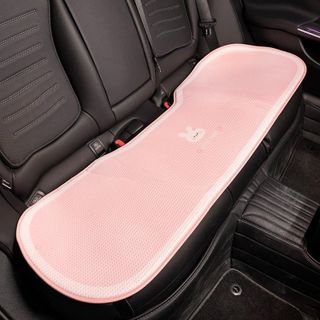 Bộ lót ghế tản nhiệt hoạt hình thỏ hồng dễ thương - Bộ gối tựa cao cấp cho mùa thu đông 2024