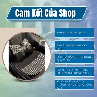[Decor mẫu 16] Bộ Gối Tựa Ô Tô/Lót Ghế Ô Tô CAMILLIA Da Phối Hoa Trà Cao cấp Trang Trí Xe Hơi