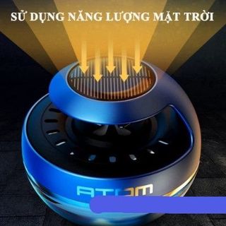 Nước Hoa Atom Cánh Quạt Xoay Bằng Năng Lượng Mặt Trời Dùng Trên Ô Tô, Xe Hơi Kim Huệ - Yêu Xe