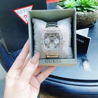 ĐỒNG HỒ NAM NỮ CAO CẤP GUE S MẶT CHỮ NHẬT FULL HỘT 1