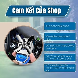 Quạt Nước Hoa Cài Cửa Gió ô tô Catpai kẹp cửa gió điều hòa quạt trang trí nội thất xe hương thơm cao - Kim Huệ - Yêu Xe