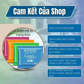 Bột Tạo Thạch Gạt Tàn, Ngăn Khói Ngăn Mùi Hiệu Quả Chất Khử Mùi được Làm Từ Thành phần Thiên Nhiên- Kim Huệ Yêu Xe