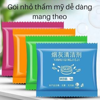 Bột Tạo Thạch Gạt Tàn, Ngăn Khói Ngăn Mùi Hiệu Quả Chất Khử Mùi được Làm Từ Thành phần Thiên Nhiên- Kim Huệ Yêu Xe