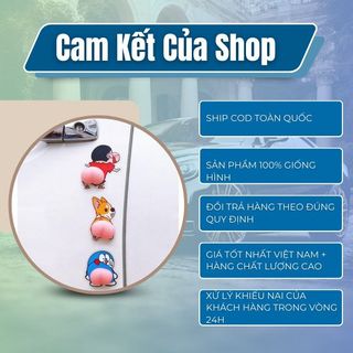 Miếng Dán Mông Sillicon Sticker Quả Đào Mông Shin...Chống Va Đập Cửa,gương Xe Ô TÔ Dán Ốp Điện Thoại - Kim Huệ Yêu Xe