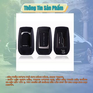 Ốp Chìa Khóa Toyota Fortuner 2021 - HiLux - Ốp Chìa Khoá Ô Tô TPU Mạ Crom ( Tặng Kèm Móc Khóa )