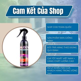 Chai xịt phủ nano chống nước kính, phủ bóng sơn xe ô tô - Chống nước bề mặt kính cận, kính mũ 
200ml Kim Huệ - Yêu Xe